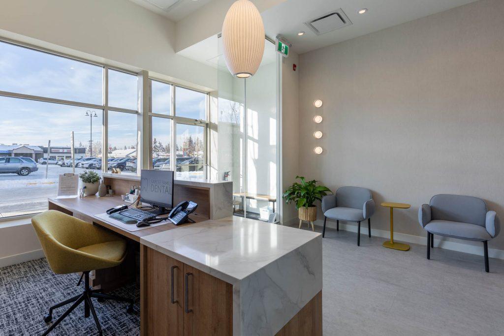 Dental Clinic Reception | SW Calgary Dentist | Sarcee Family Dental | Calgary AB